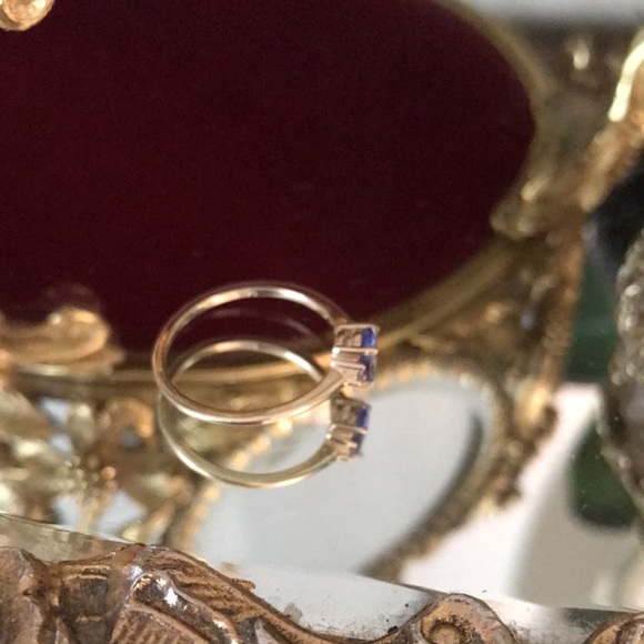 14K Yellow Gold Oval Tanzanite Ring Size 6.5 - Picture 11 of 11